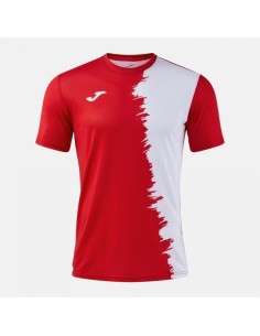 Picasho Manga Corta Camiseta Rojo Blanco