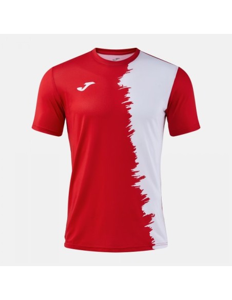 Picasho Manga Corta Camiseta Rojo Blanco