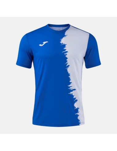 Picasho Manga Corta Camiseta Royal Azul Blanco