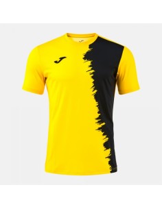 Picasho Manga Corta Camiseta Amarillo Negro