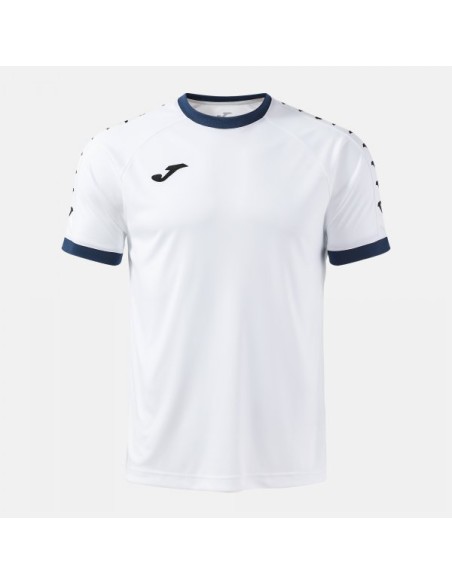 Heroic Manga Corta Camiseta Blanco Marino Oscuro