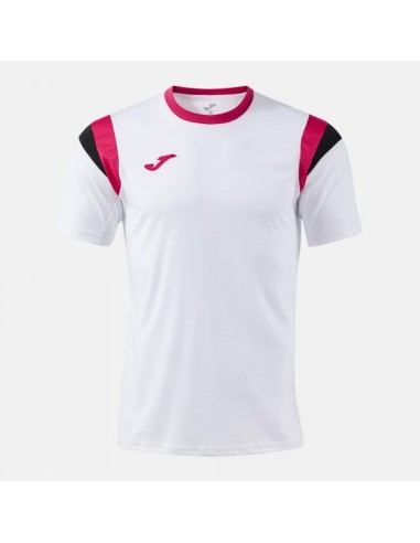 Terra Manga Corta Camiseta Blanco Fucsia