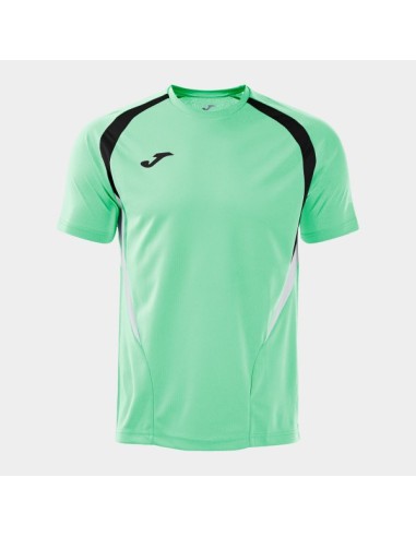Championship 20 Manga Corta Camiseta Verde Claro Negro