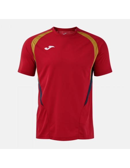Championship 20 Manga Corta Camiseta Rojo Marino Oscuro