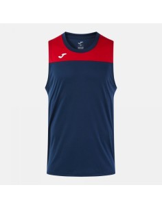 Camiseta sin Mangas Phoenix Iii Marino Oscuro Rojo