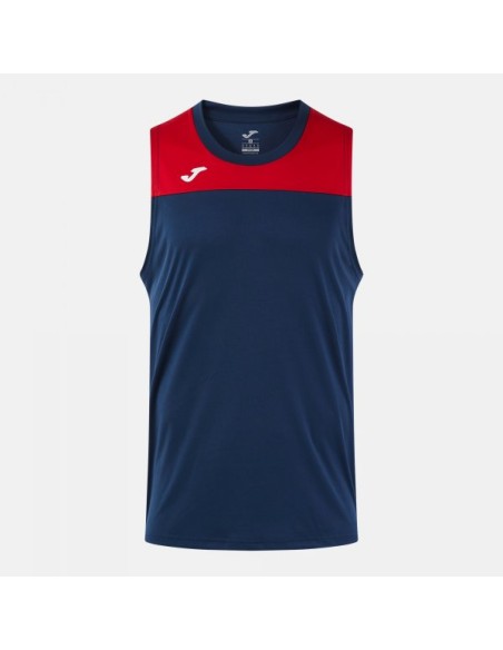Camiseta sin Mangas Phoenix Iii Marino Oscuro Rojo