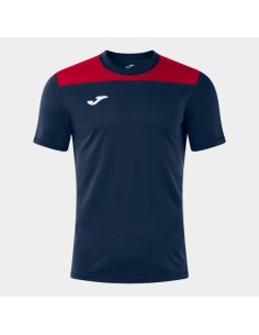 Phoenix Iii Manga Corta Camiseta Marino Oscuro Rojo