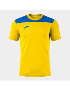 Phoenix Iii Manga Corta Camiseta Amarillo Royal Azul