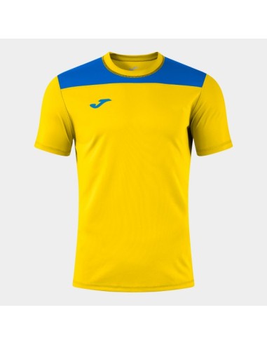 Phoenix Iii Manga Corta Camiseta Amarillo Royal Azul