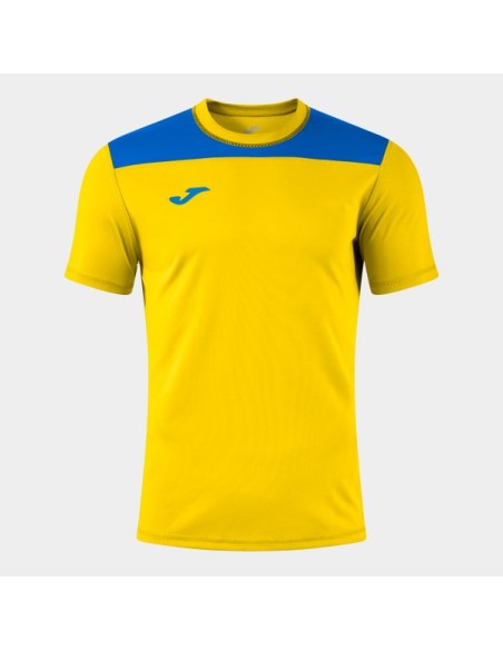 Phoenix Iii Manga Corta Camiseta Amarillo Royal Azul