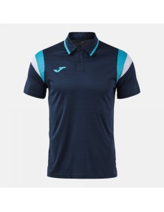 Terra Manga Corta Polo Marino Oscuro Turquesa Flúor