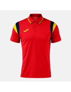 Terra Manga Corta Polo Rojo Amarillo