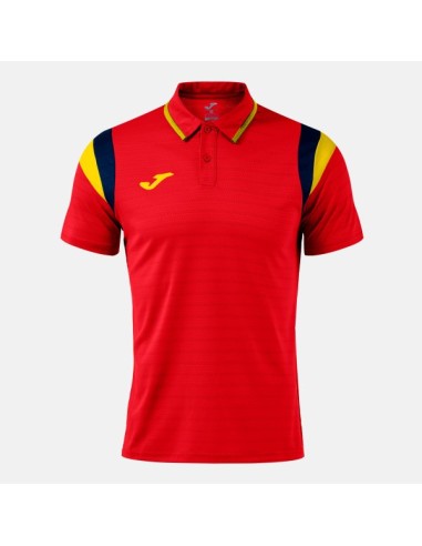 Terra Manga Corta Polo Rojo Amarillo
