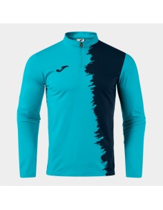 Picasho Sudadera Turquesa Flúor Marino Oscuro
