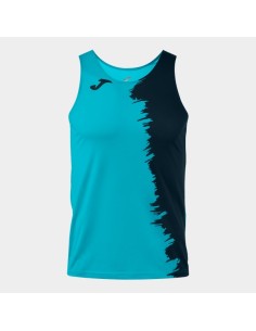 Picasho Tank Top Turquesa Flúor Marino Oscuro