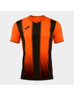 Tiger Viii Manga Corta Camiseta Naranja Negro