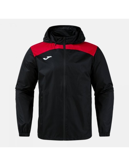 Trivor Ii Raincoat Negro Rojo