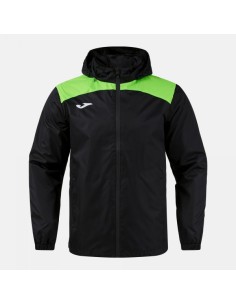 Trivor Ii Raincoat Negro Verde Flúor