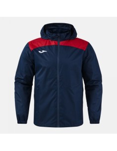 Trivor Ii Raincoat Marino Oscuro Rojo