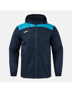 Trivor Ii Raincoat Marino Oscuro Turquesa Flúor