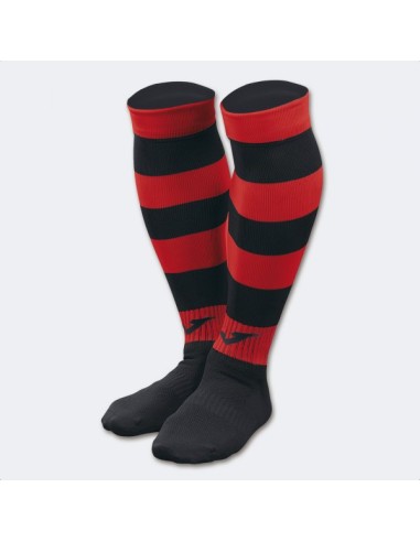 Football Calcetines Zebra Ii Negro-Rojo