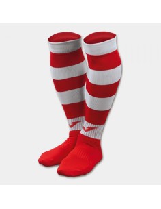 Football Calcetines Zebra Ii Rojo-Blanco