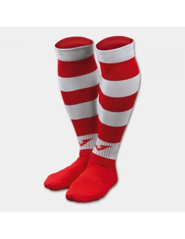 Football Calcetines Zebra Ii Rojo-Blanco