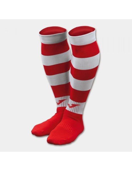 Football Calcetines Zebra Ii Rojo-Blanco