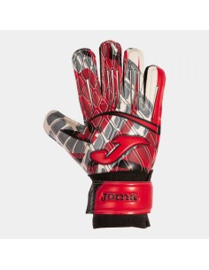 Calcio 23 Portero Guantes Rojo Negro