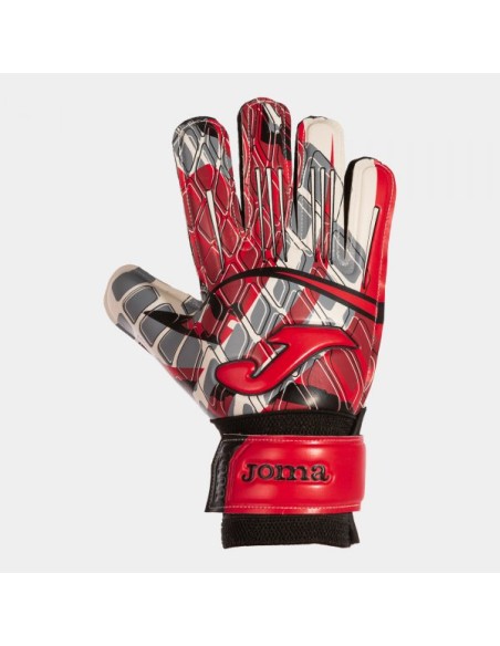 Calcio 23 Portero Guantes Rojo Negro