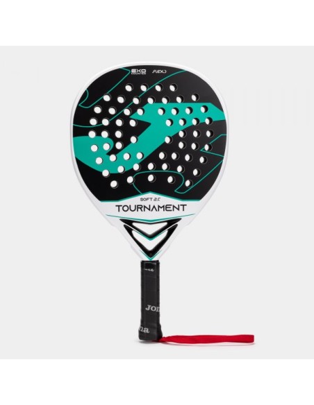 Tournament Soft Paddle Racket Blanco Verde