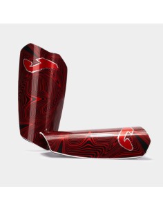 Spartan Shin Guards Rojo Negro