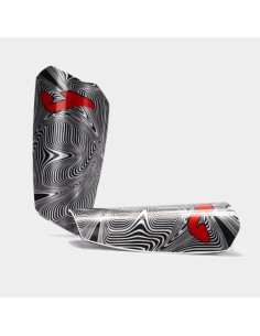 Spartan Shin Guards Gris Negro