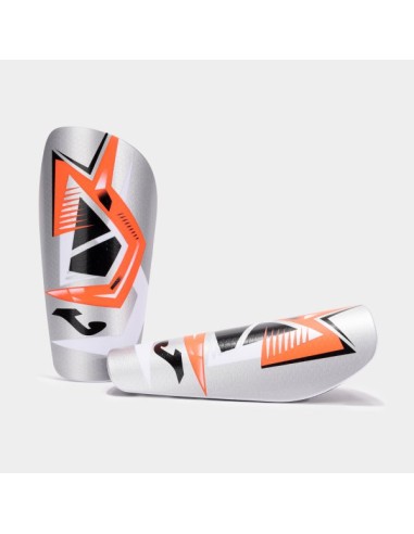 J-Pro Shin Guards Plata Coral Flúor