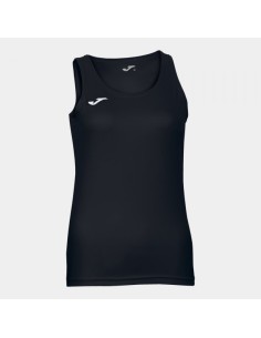 Diana sin Mangas Mujer Camiseta Negro