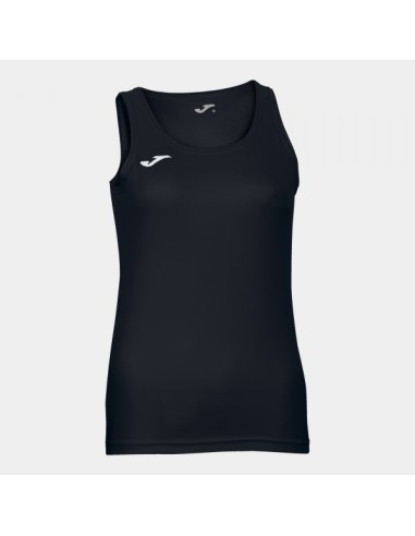Diana sin Mangas Mujer Camiseta Negro