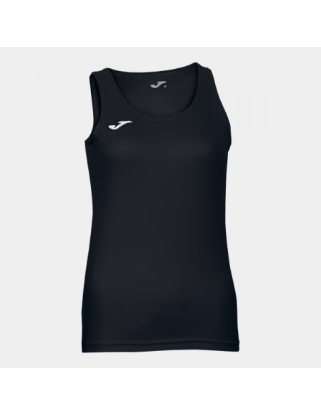 Diana sin Mangas Mujer Camiseta Negro