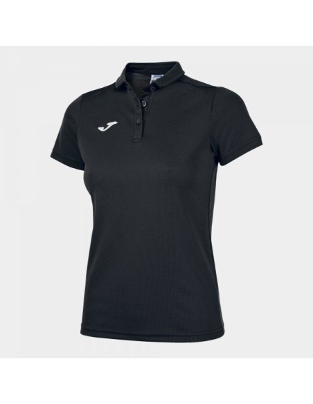 Hobby Mujer Polo Camiseta Negro M/C
