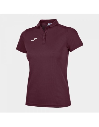Hobby Mujer Polo Camiseta Burdeos M/C