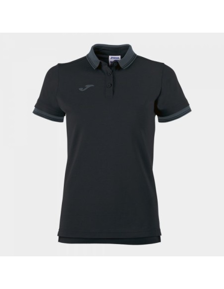 Polo Camiseta Bali Ii Negro Mujer M/C