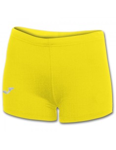 Lycra Corto Amarillo Mujer
