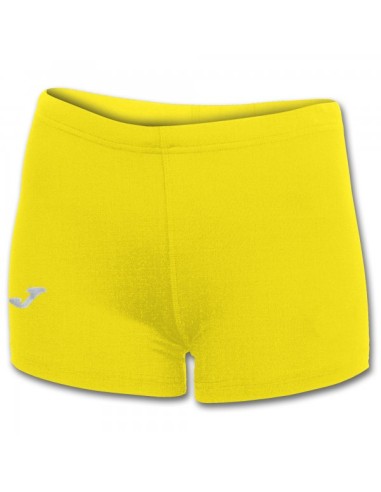 Lycra Corto Amarillo Mujer