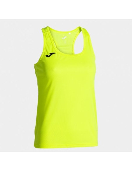 Camiseta Siena Amarillo-Sin Mangas Flúor Mujer