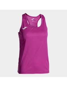 Camiseta Siena Magenta sin Mangas Mujer
