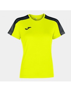 Academy Camiseta Amarillo Flúor-Negro M/C