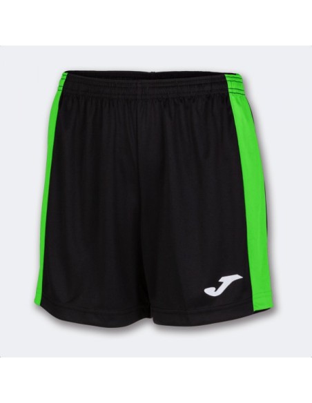 Maxi Corto Negro Verde Flúor
