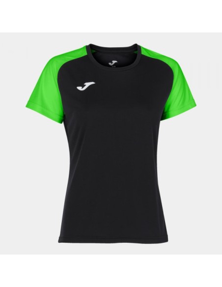 Academy Iv Manga Corta Camiseta Negro Verde Flúor