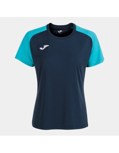 Academy Iv Manga Corta Camiseta Marino Turquesa Flúor