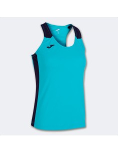 Record Ii Tank Top Turquesa Flúor-Marino