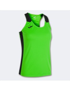 Record Ii Tank Top Verde Flúor Negro